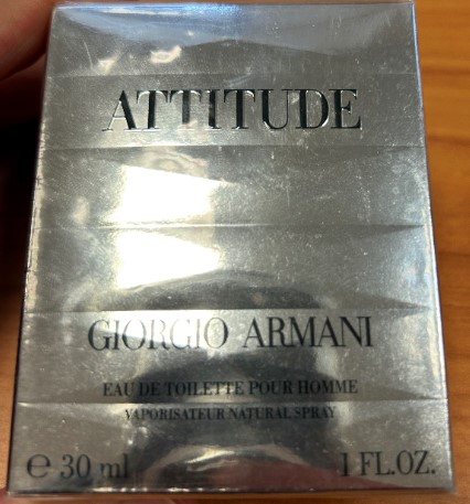 Official image of Eau de toilette ; Giorgio Armani ; Attitude published by OECD 2