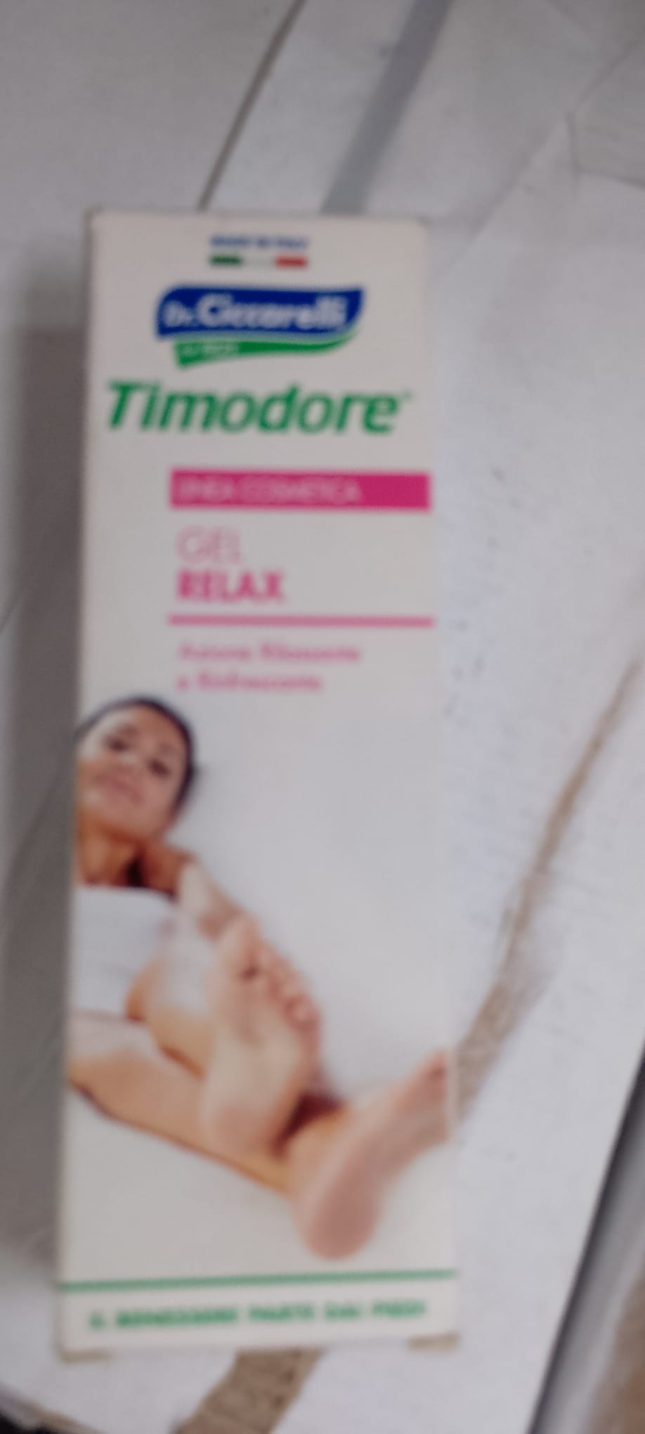 Official image of Body gel ; Dr. Ciccarelli ; Gel Relax published by OECD
