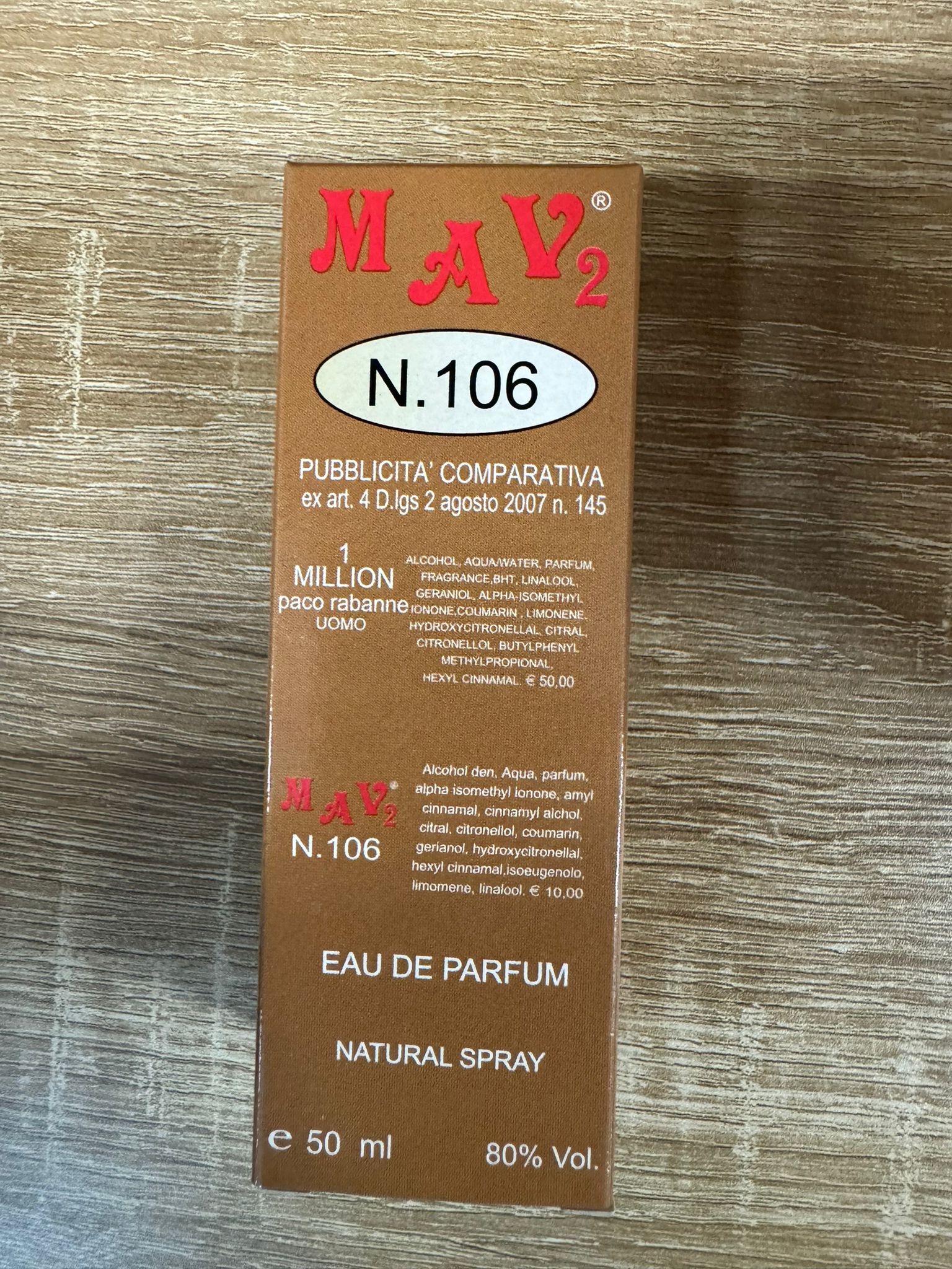 Official image of Perfume ; mav 2 ; 1 million n.106 published by OECD 2