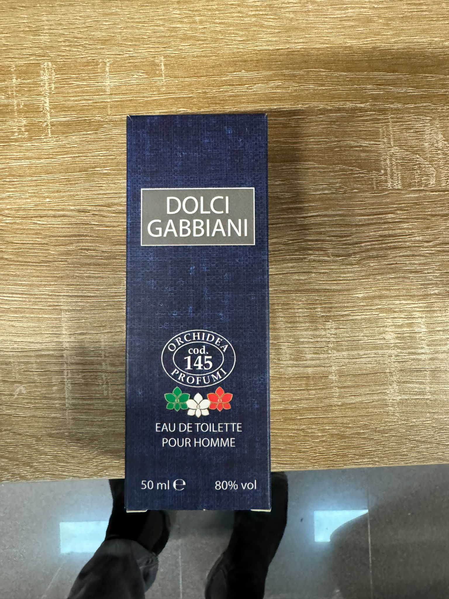 Official image of Eau de toilette ; Orchidea Profumi ; Dolci Gabbiani cod 145 published by OECD 2