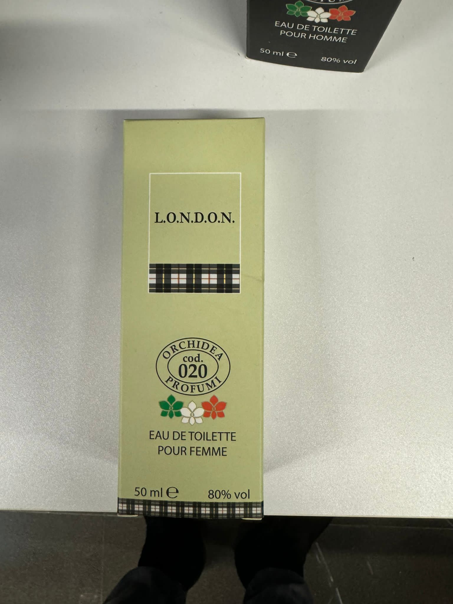 Official image of Eau de toilette ; Orchidea Profumi ; L.O.N.D-O.N. cod 20 published by OECD