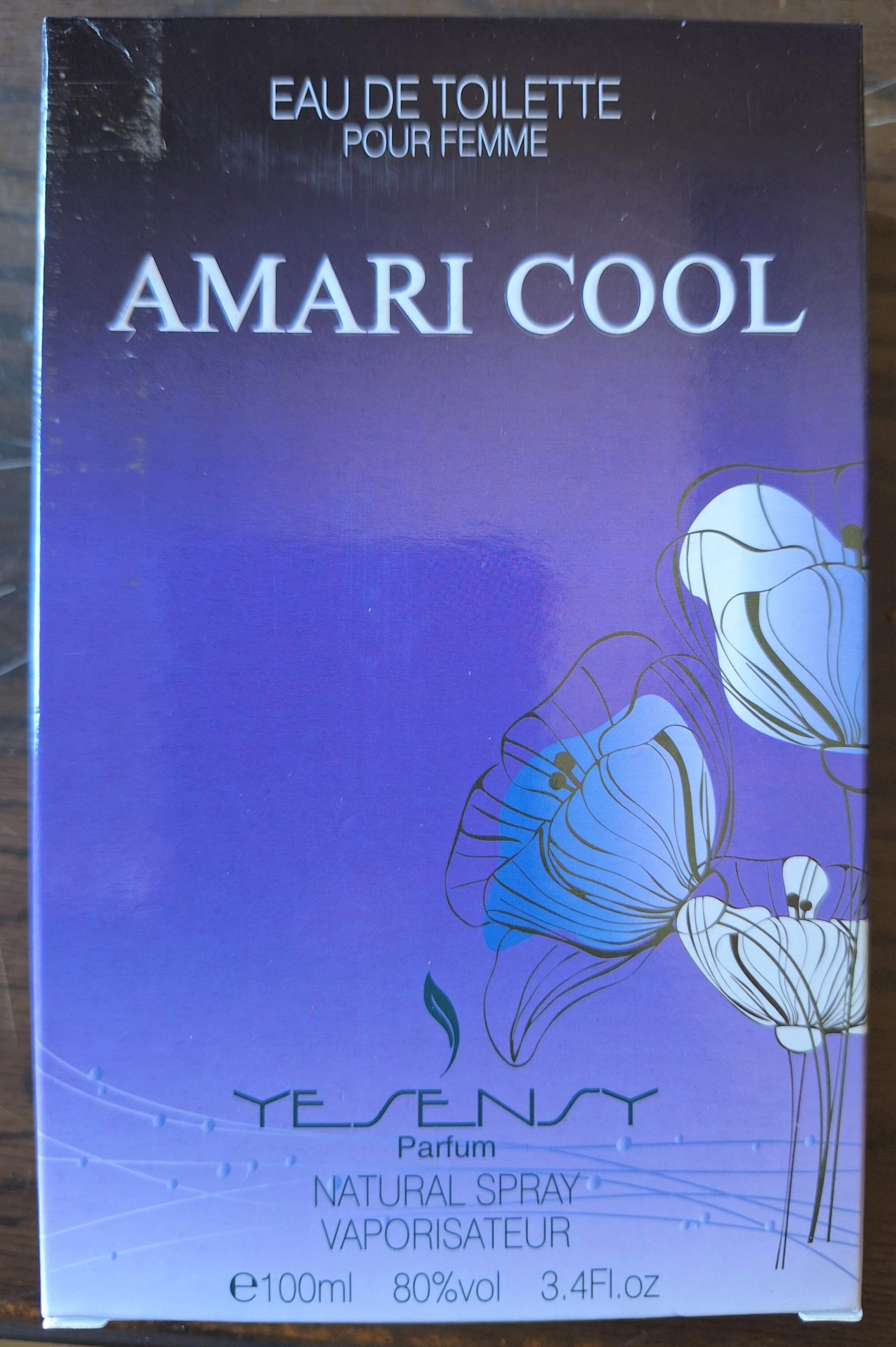 Official image of Eau de toilette ; YESENSY ; Amari Cool published by OECD