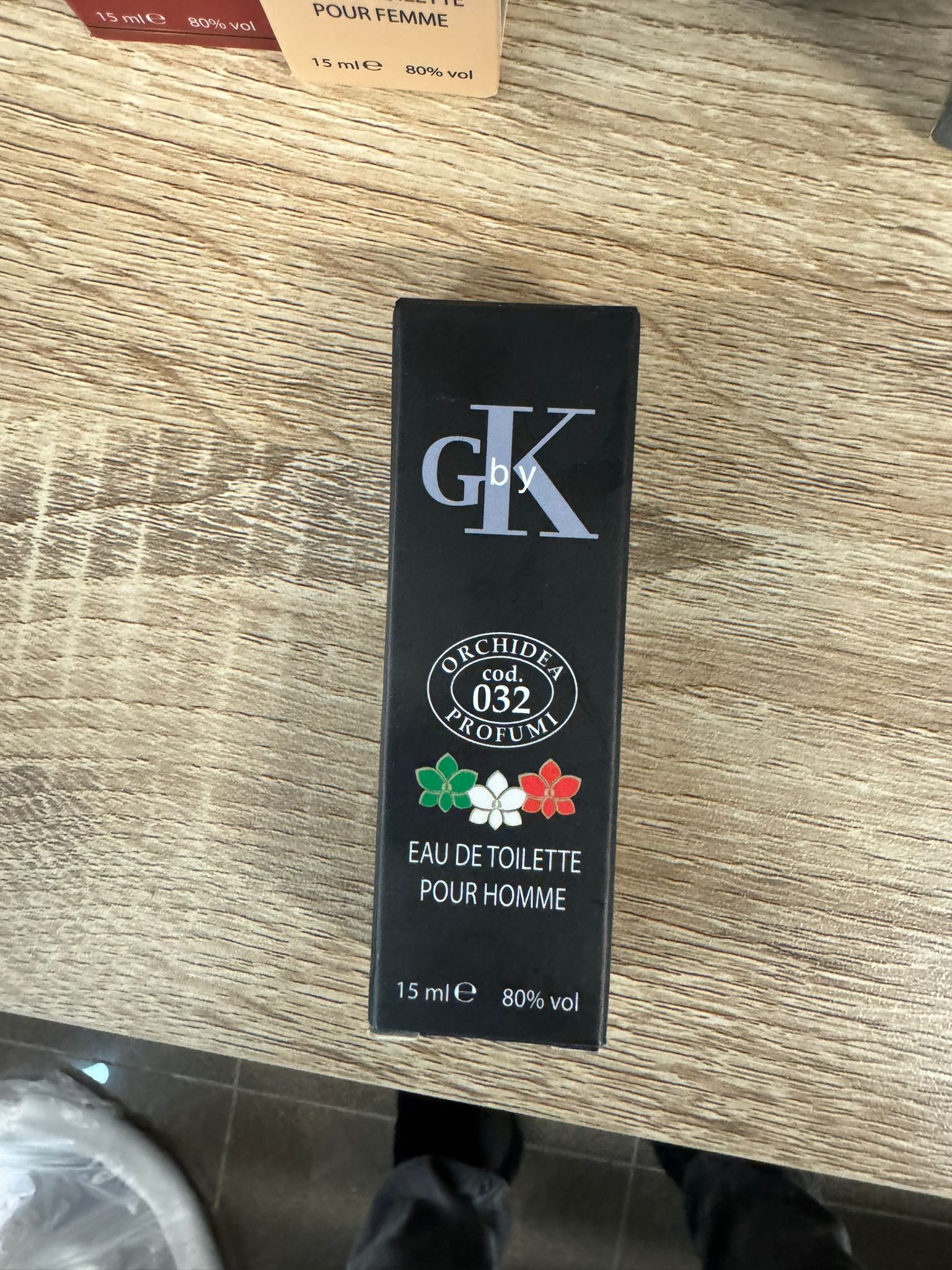 Official image of Eau de toilette ; Orchidea Profumi ; GK by cod. 032 published by OECD
