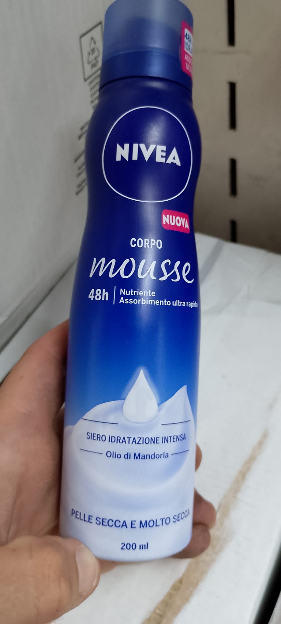 Official image of Body mousse ; Nivea ; Siero idratazione intensa published by OECD