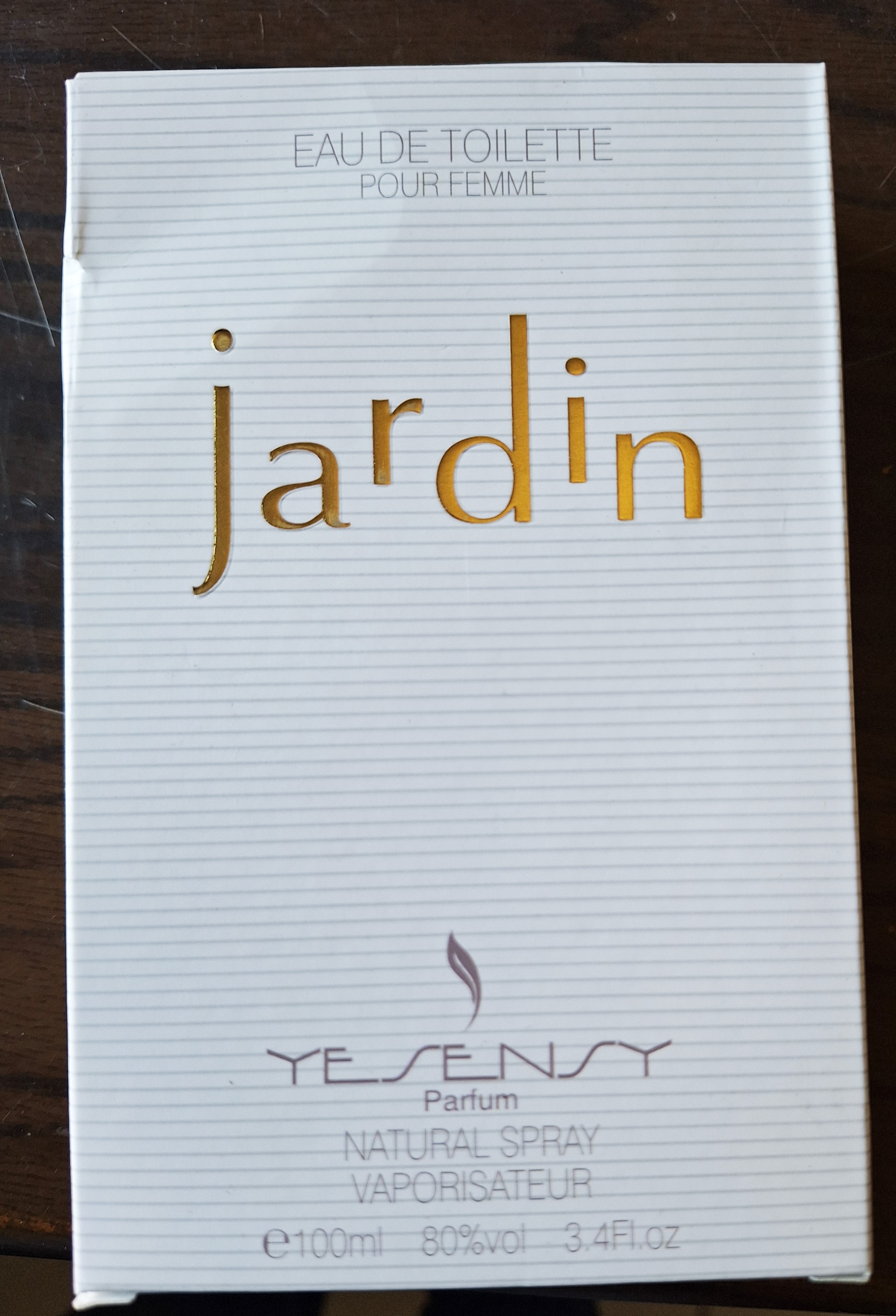 Official image of Eau de toilette ; YESENSY ; Jardin published by OECD