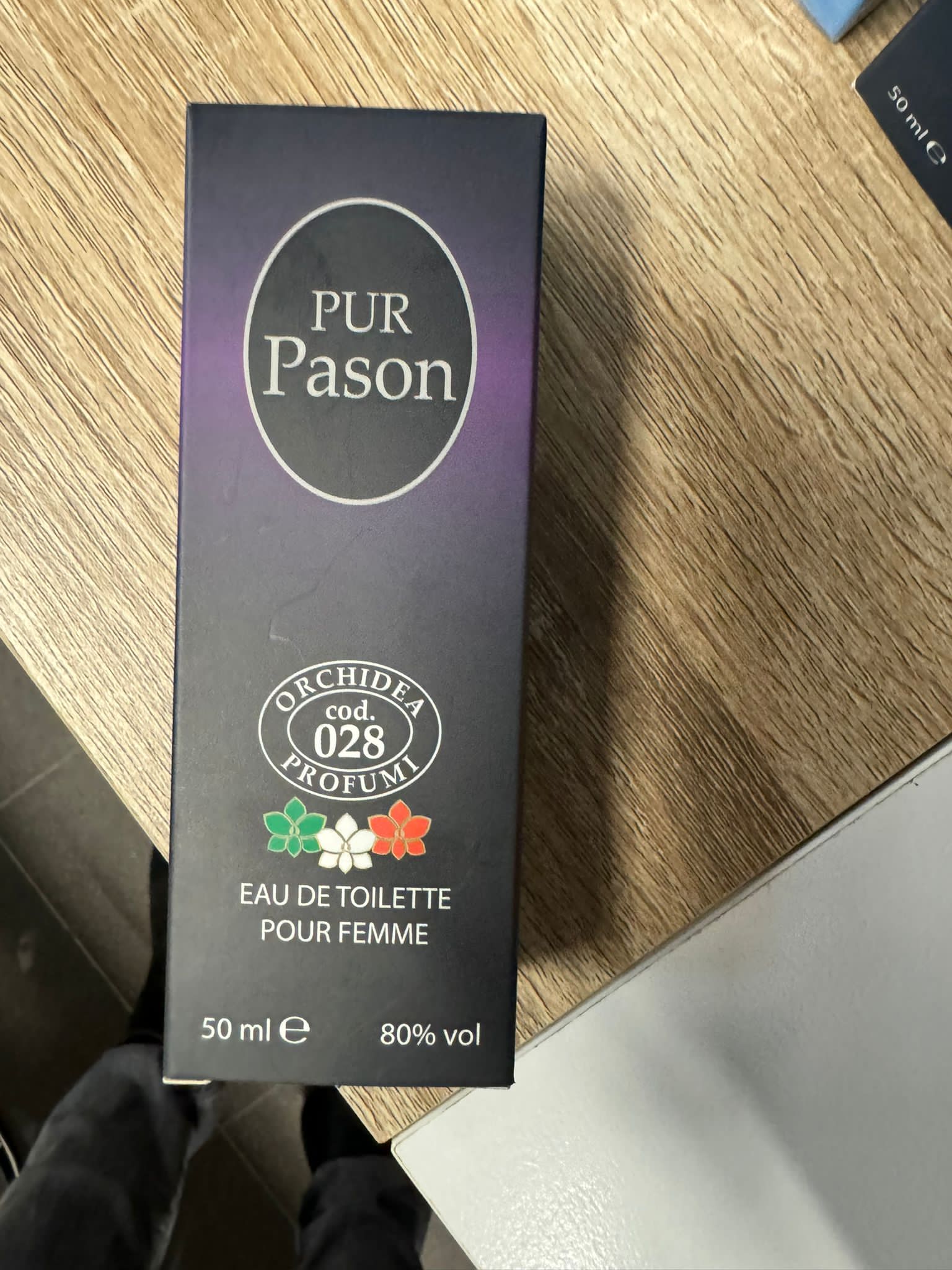 Official image of Eau de toilette ; Orchidea Profumi ; Pur Pason published by OECD 2