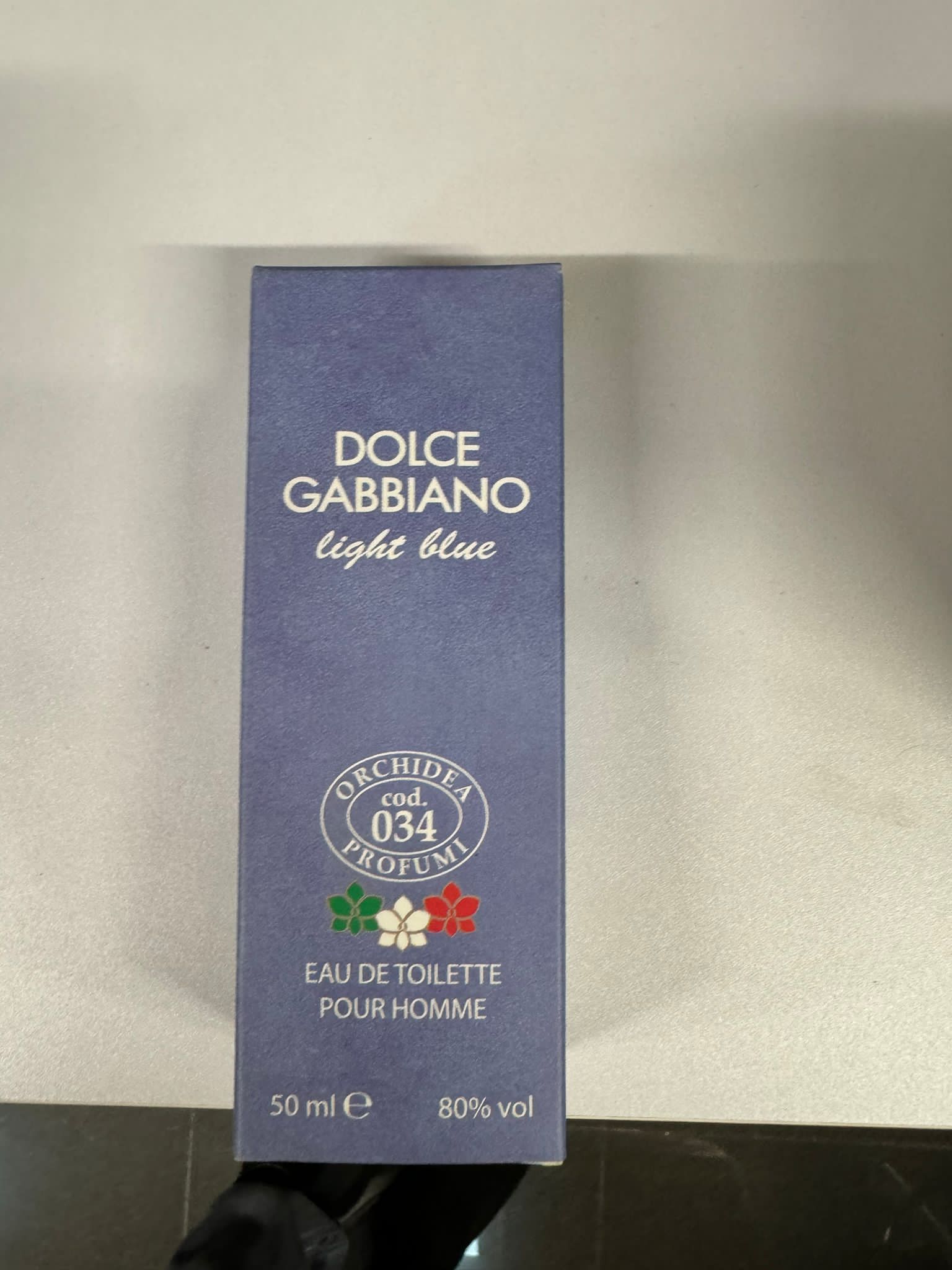 Official image of Eau de toilette ; Orchidea Profumi ; Dolce Gabbiano light blue published by OECD