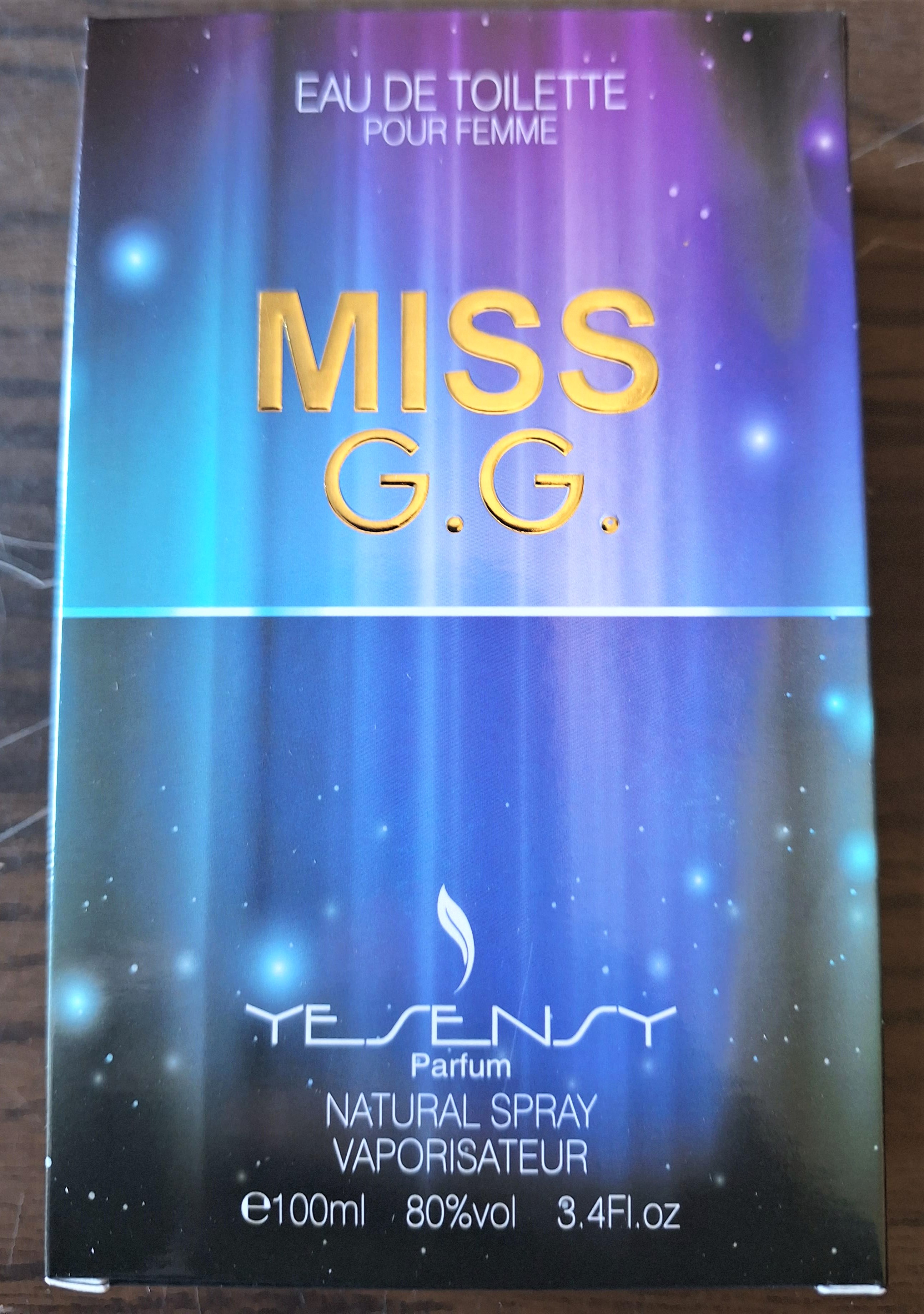 Official image of Perfume ; Yesensy Parfum ; MISS G.G. published by OECD
