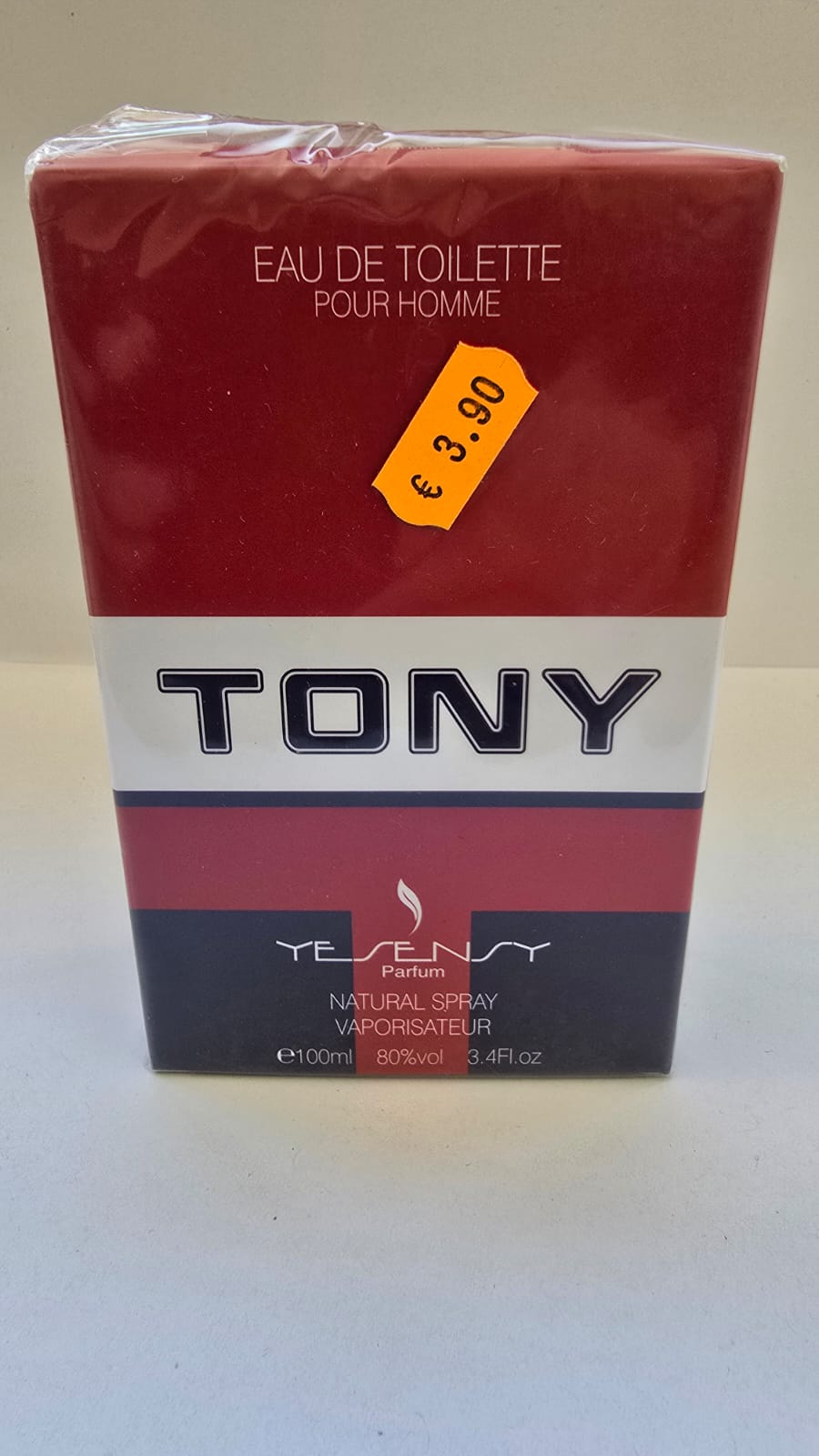 Official image of Eau de toilette ; Yesensy Parfum ; Tony published by OECD 4