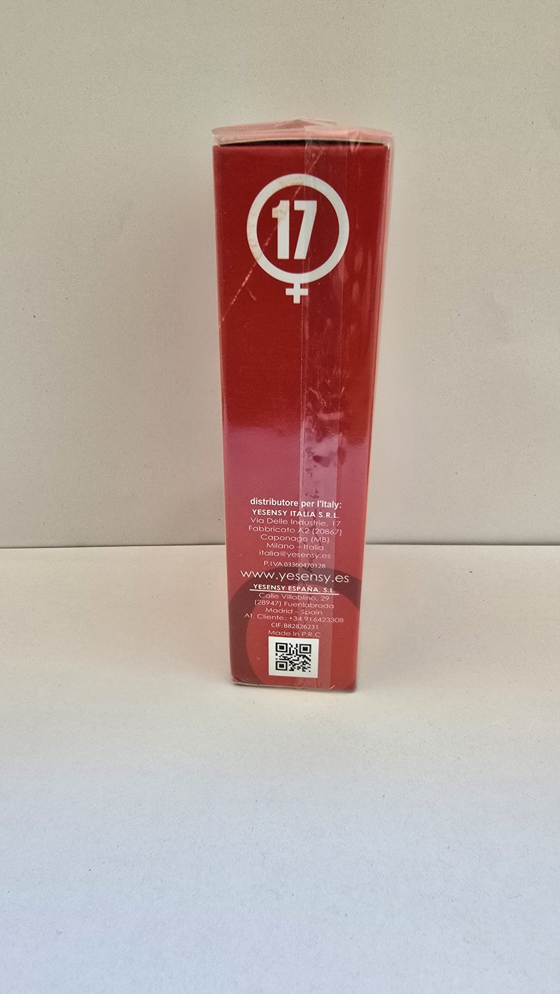 Official image of Eau de toilette ; Yesensy Parfum ; 17k Red published by OECD 2