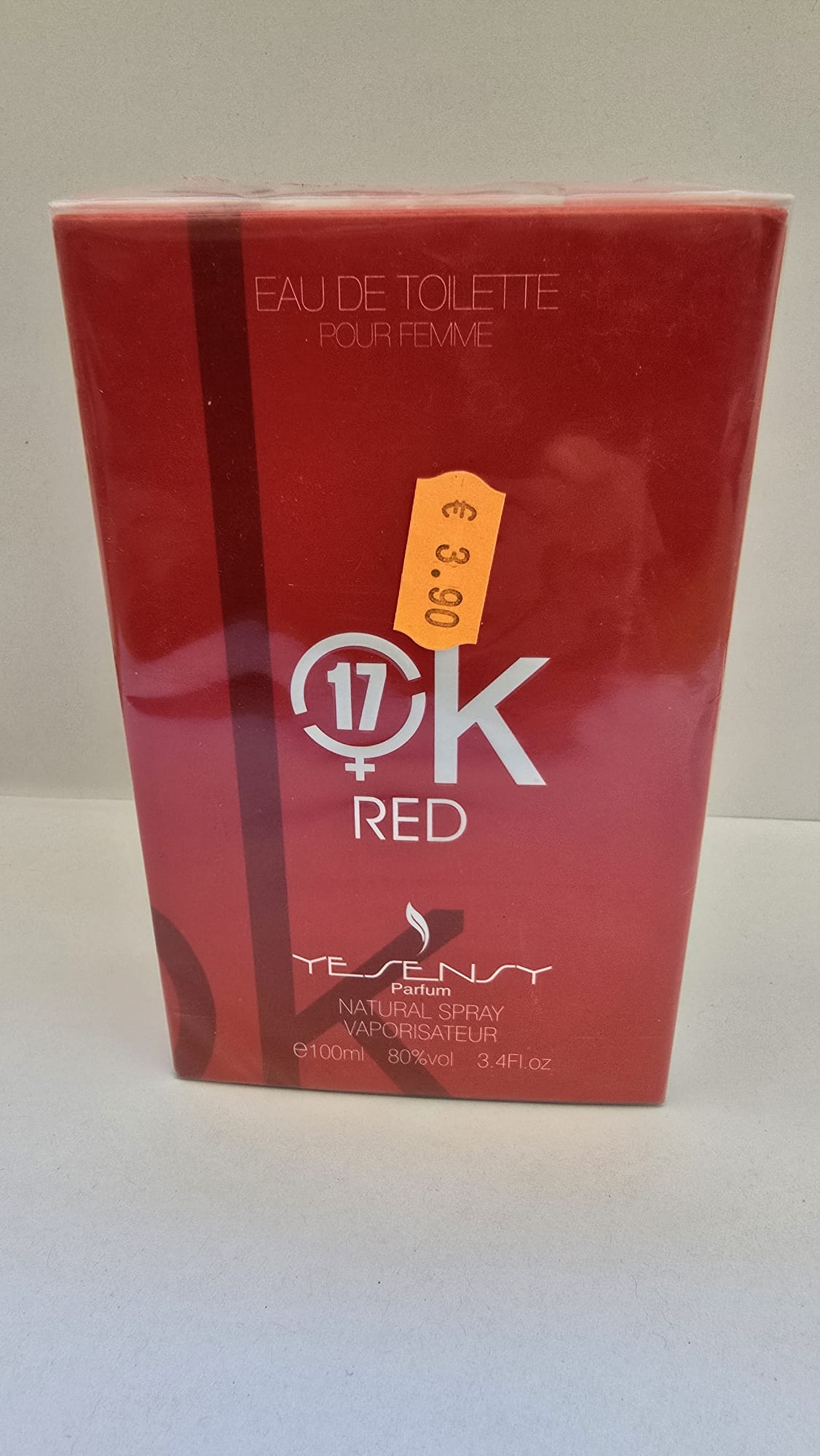 Official image of Eau de toilette ; Yesensy Parfum ; 17k Red published by OECD 4