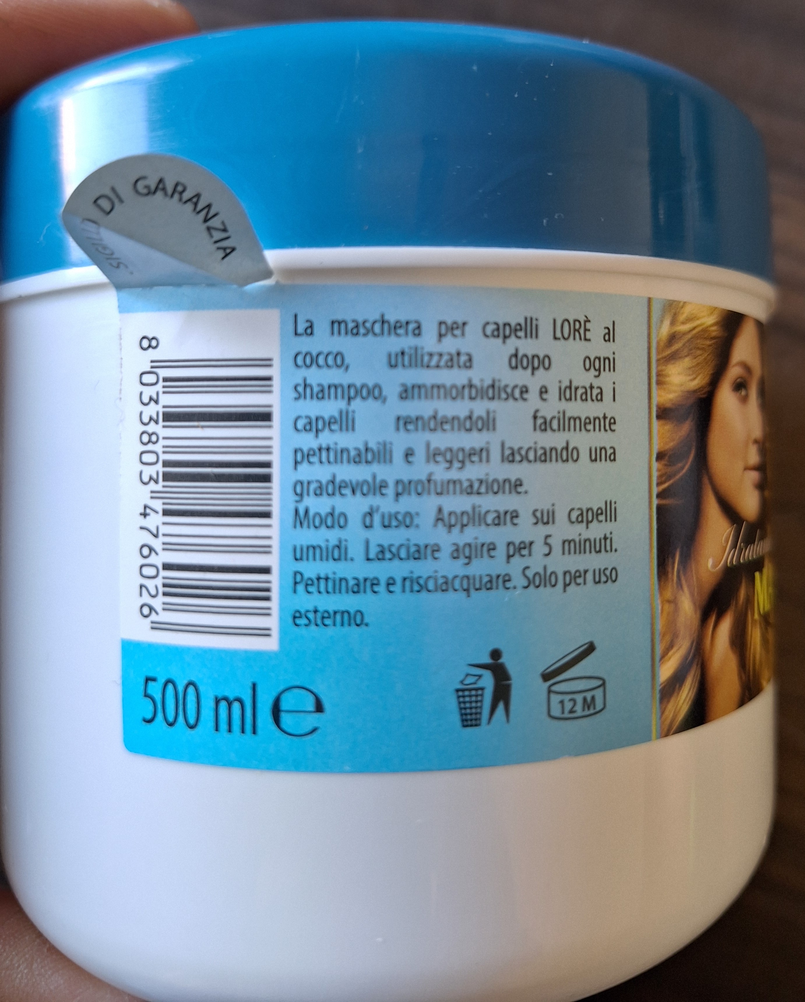 Official image of Hair mask ; My Love ; Lorè published by OECD 3