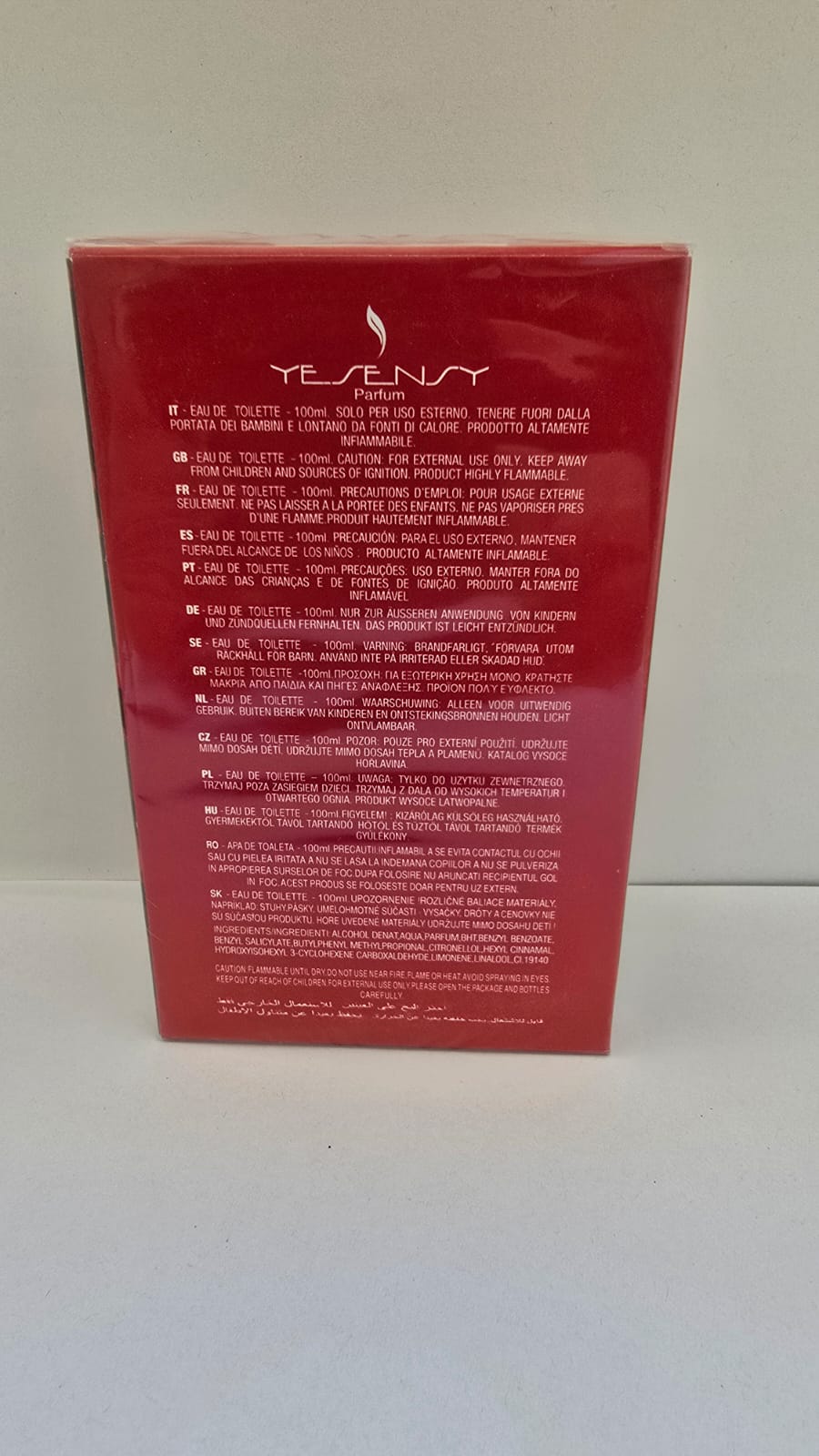 Official image of Eau de toilette ; Yesensy Parfum ; Bosco women published by OECD 3