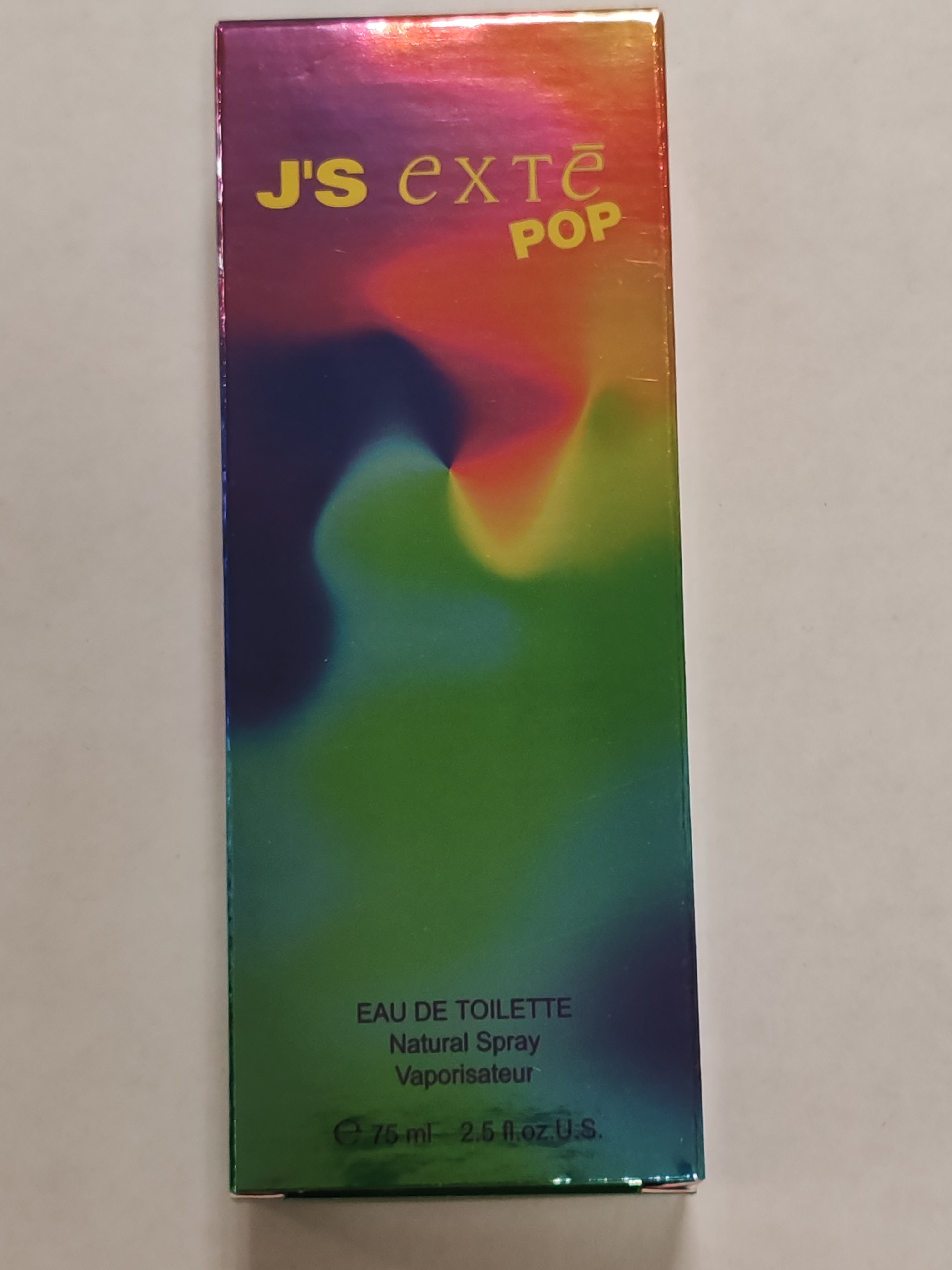 Official image of Eau de toilette ; J's exte pop ; POP published by OECD