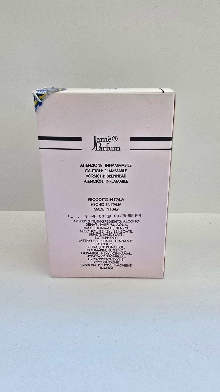 Official image of Eau de toilette ; Jamè Parfum ; Per lei published by OECD 2