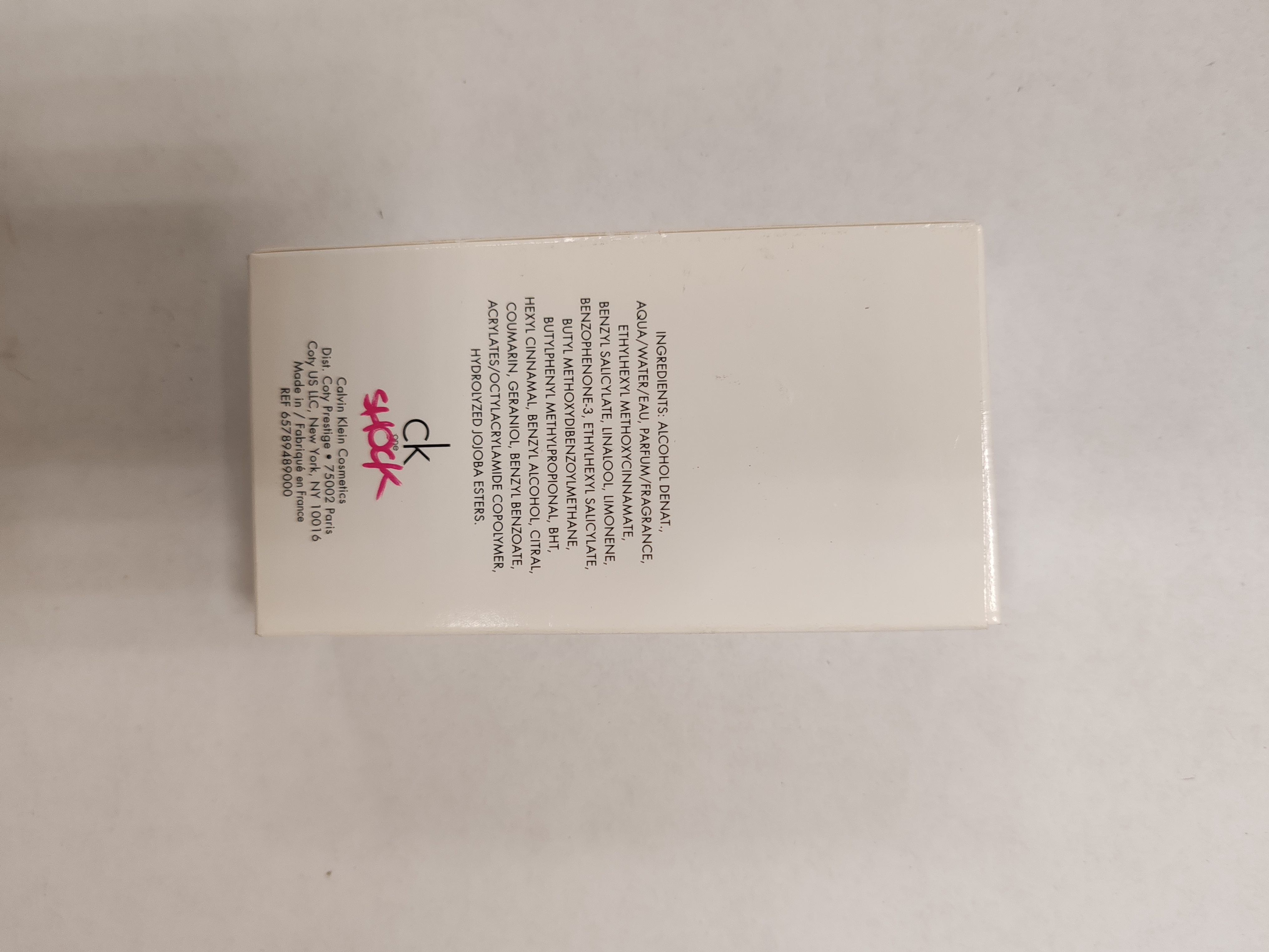 Official image of Eau de toilette ; Calvin Klein ; Shock published by OECD 5