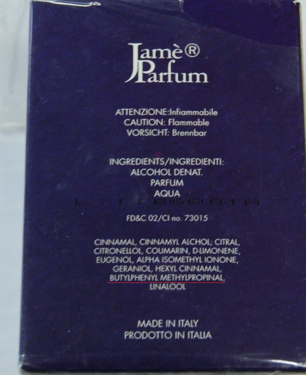 Official image of Perfume ; Jamè Parfum ; ULTIMATE WOMAN published by OECD 2