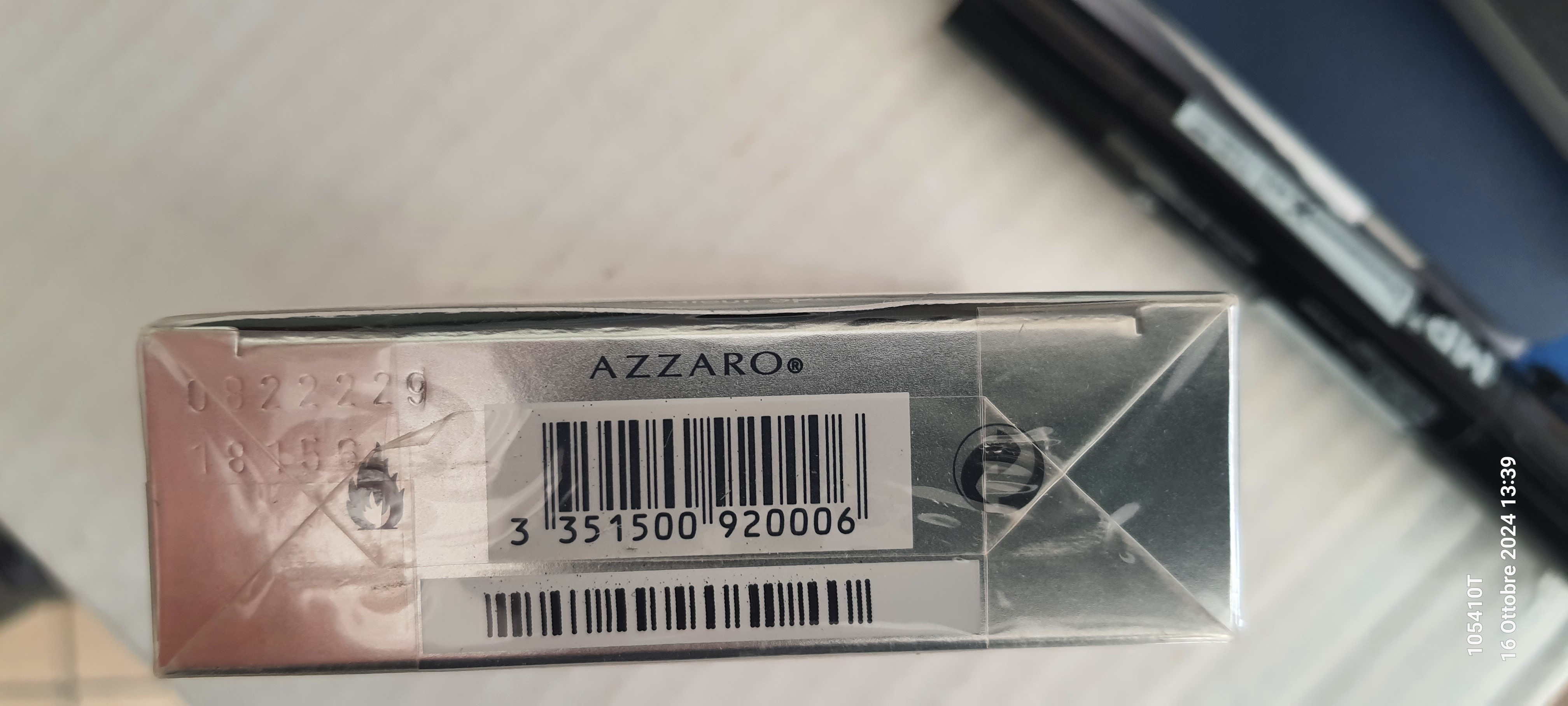 Official image of Eau de toilette ; Azzaro ; Chrome published by OECD 2