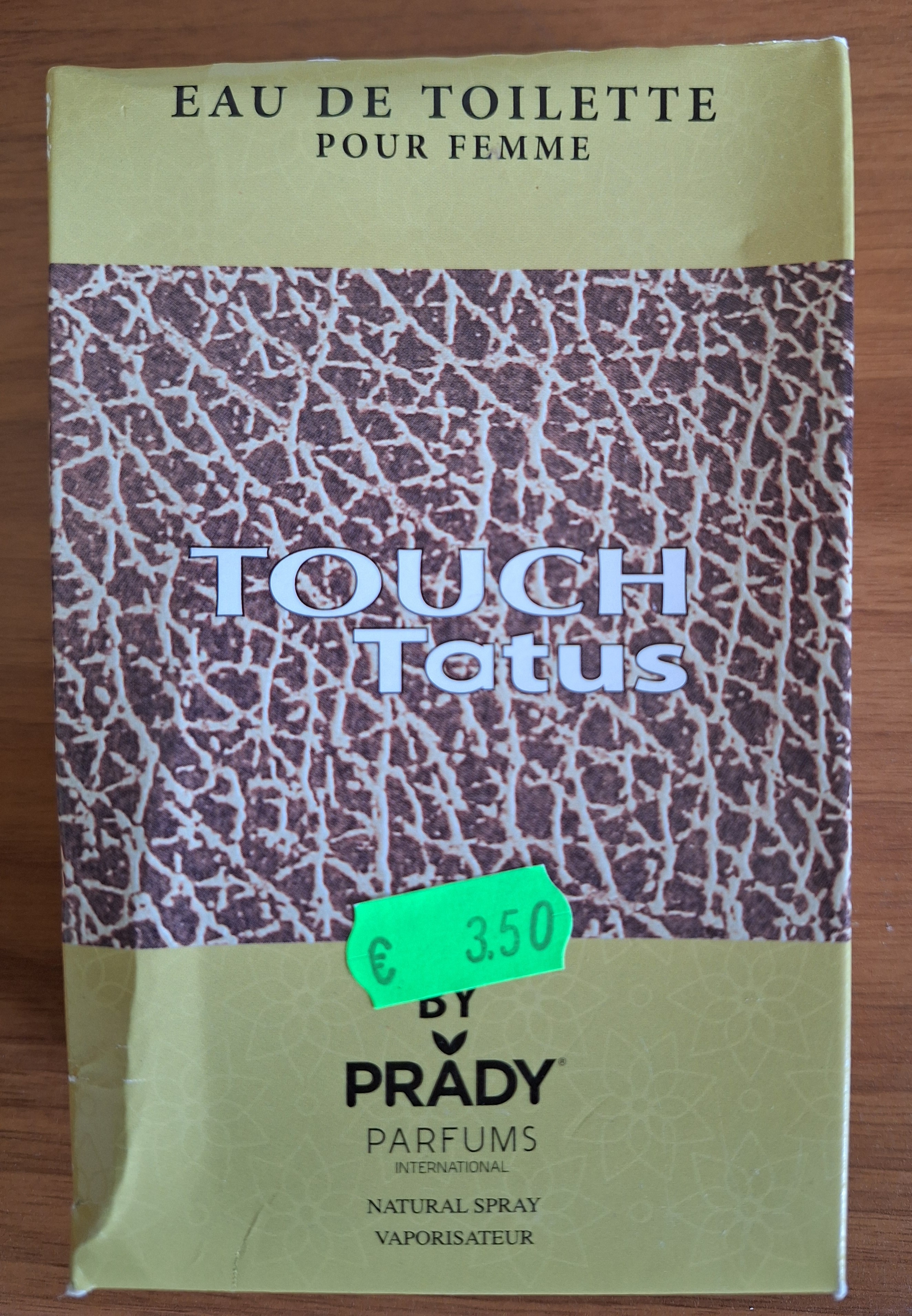 Official image of Perfume ; PRADY ; Touch Tatus published by OECD