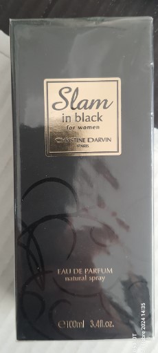 Official image of Perfume ; Christine Darvin Paris ; Slam in black published by OECD
