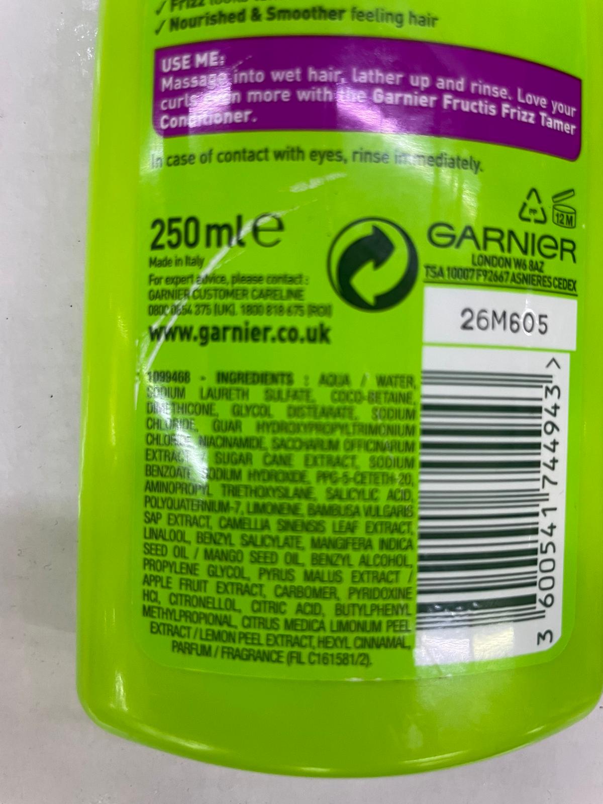 Official image of Shampoo ; Garnier ; Frizz Tamer published by OECD 3