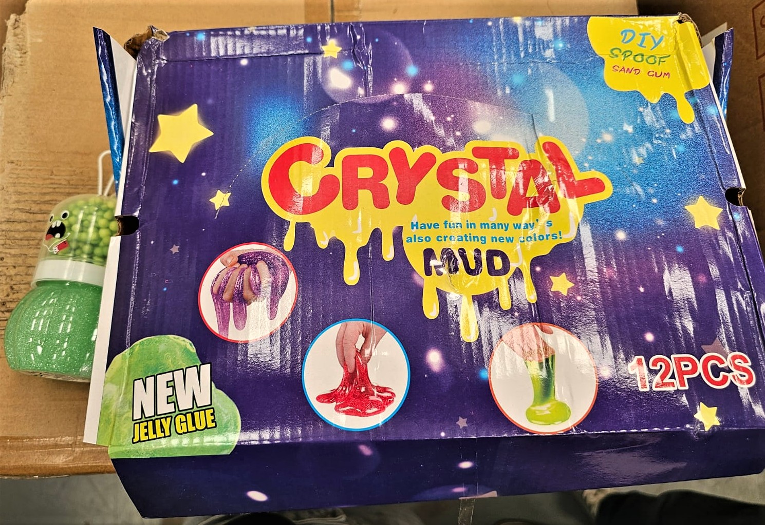 Official image of Toy slime ; CRYSTAL MUD ; Crystal Mud published by OECD