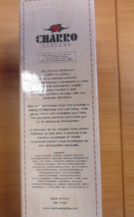 Official image of Shower gel ; Charro ; Charro For Woman published by OECD 2
