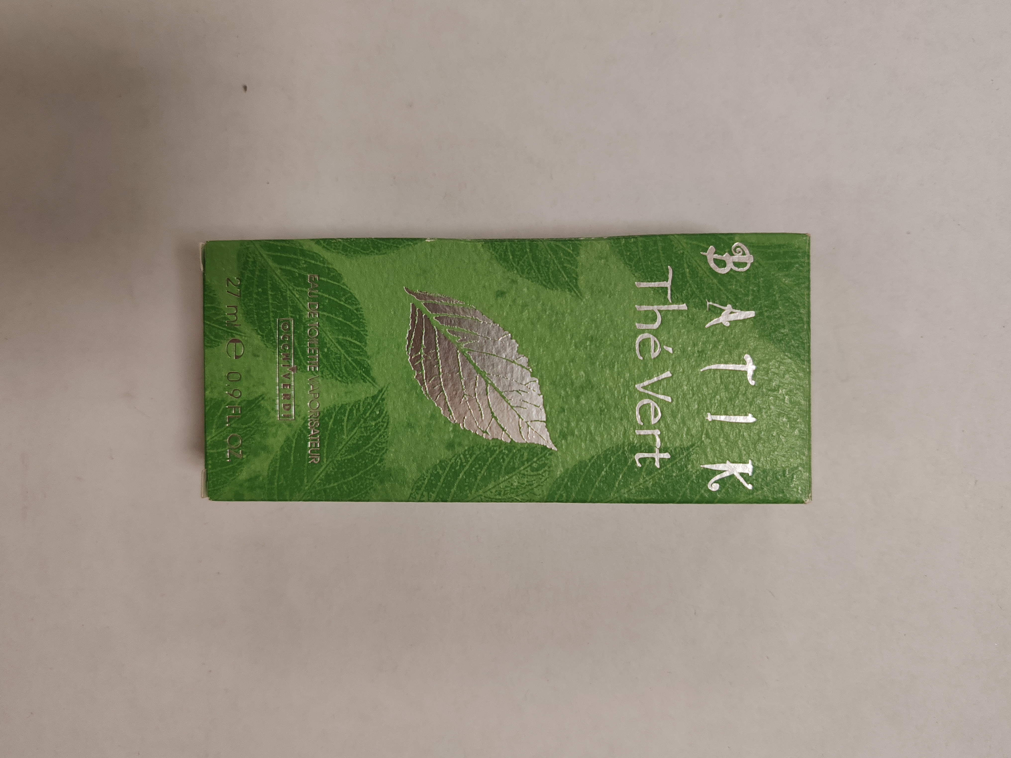 Official image of Eau de toilette ; Batik ; Thé Vert published by OECD