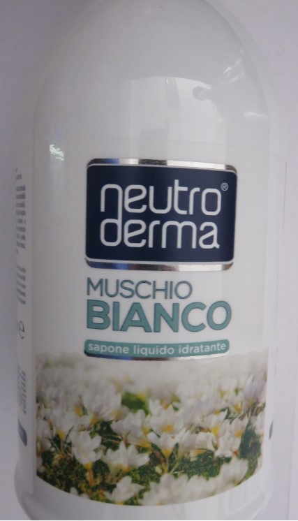 Official image of Liquid soap ; Neutro derma ; Muschio bianco published by OECD 3