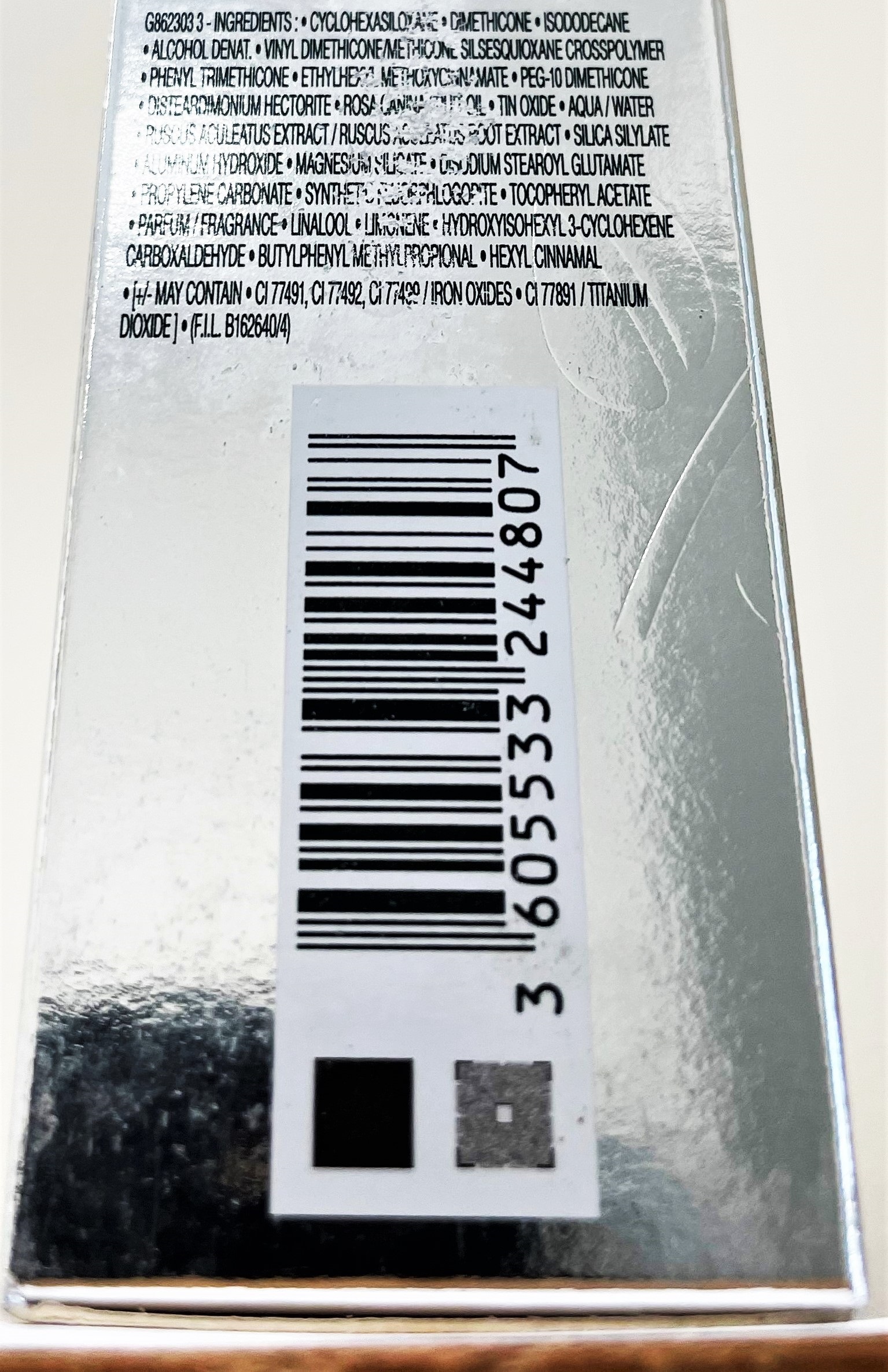 Official image of Moisturising cream ; Lancome Paris ; Miracle Air De Teint published by OECD 4