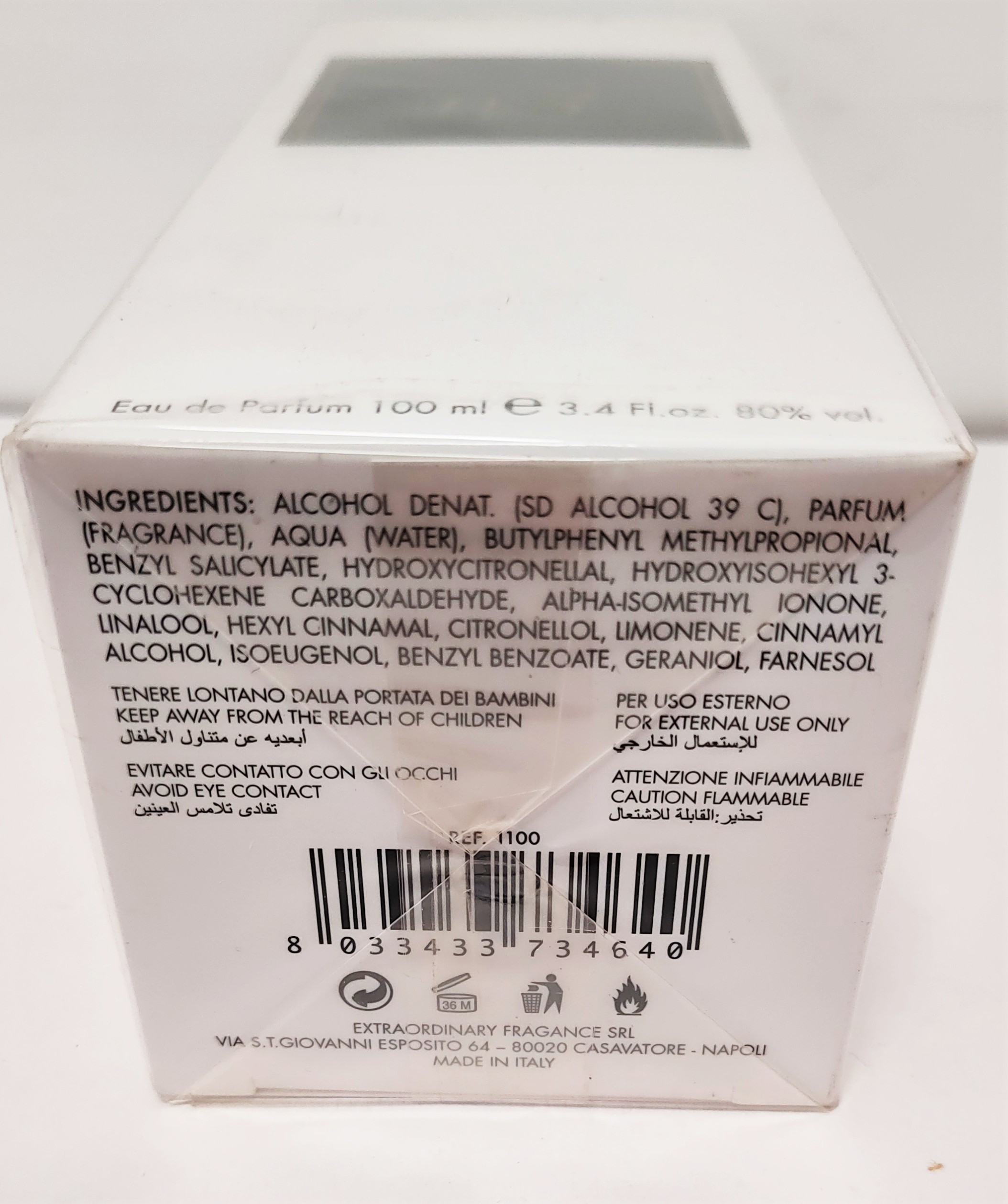 Official image of Perfume ; Roberto Capucci ; n° 3 published by OECD 2