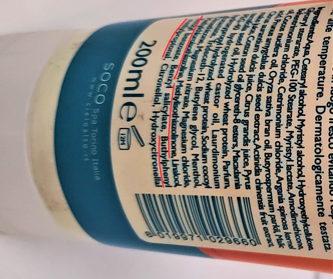 Official image of Hair and body cream ; Cielo Alto ; Sole published by OECD 4