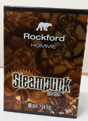 Official image of Aftershave ; Rockford ; Steampunk published by OECD 2