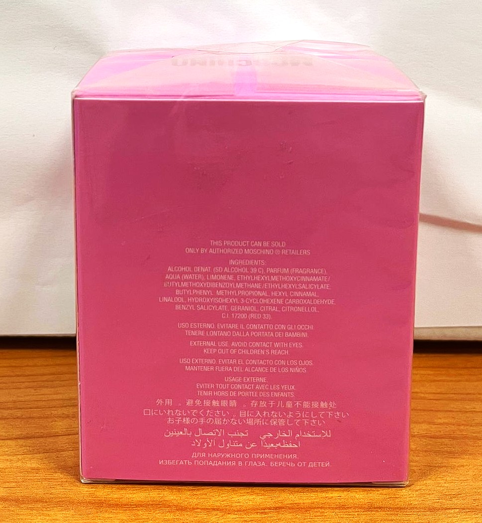 Official image of Perfume ; Moschino ; Pink Bouquet published by OECD 3