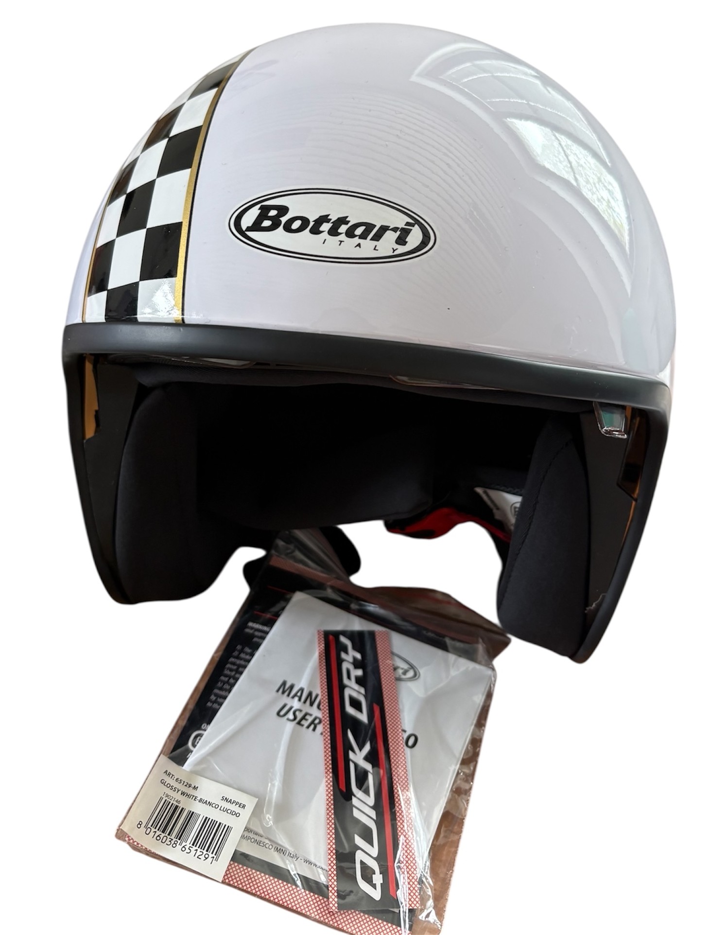 Official image of Motorcycle helmet ; Bottari ; Snapper published by OECD
