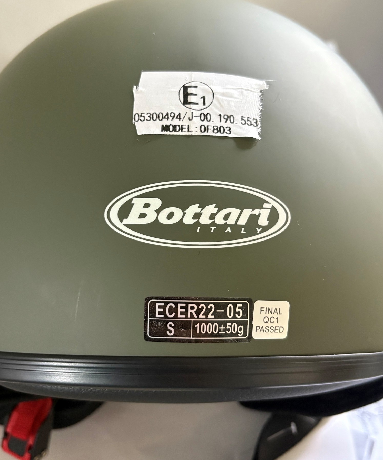 Official image of Motorcycle helmet ; Bottari ; Eclipse e Ribot published by OECD 4