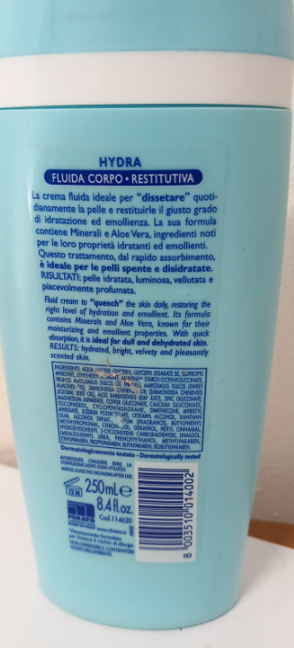 Official image of Body lotion ; Clinians ; Hydra published by OECD 2