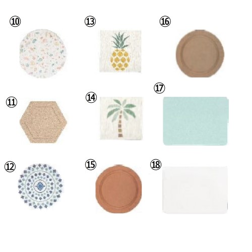 Official image of Diatomaceous earth coaster and bath mat published by OECD 4