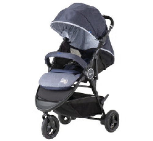 Official image of Baby buggy: palskip (Gracie Gray, Olivia Navy, Vanessa Red), BASIS palskip (Relax Denim) published by OECD 4