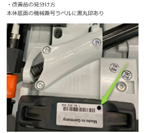 Official image of STIHL cutoff saw published by OECD 3