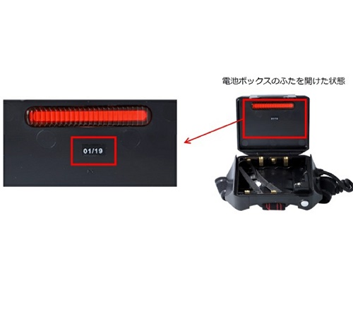 Official image of G series headlight (LED headlight (lithium ion battery, rechargeable type) published by OECD 4