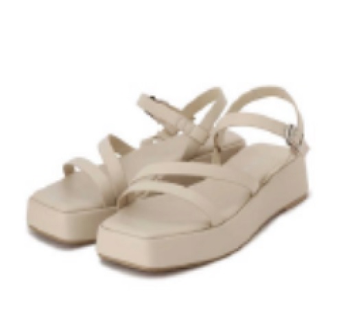 Official image of NATURAL BEAUTY BASIC Volume sole one-color sandal published by OECD