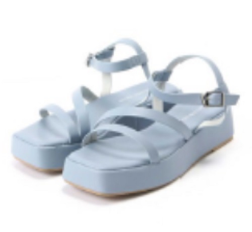Official image of NATURAL BEAUTY BASIC Volume sole one-color sandal published by OECD 2
