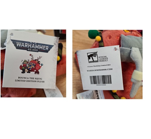 Official image of Plush toy: Bounca The Squig Limited Edition Plush published by OECD 4
