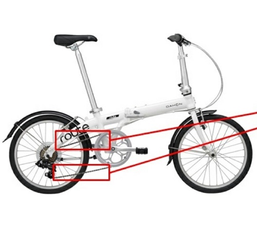 Official image of Folding bicycle, DAHON ROUTE published by OECD