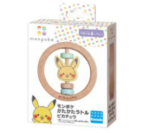 Official image of Monpoke Katakata Rattle Pikachu, Eevee published by OECD 3