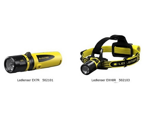 Official image of Ledlenser battery charger for explosion-proof LED light published by OECD 2
