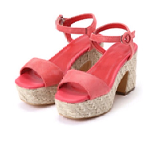 Official image of FREE’S MART Mesh platform sandals published by OECD 3
