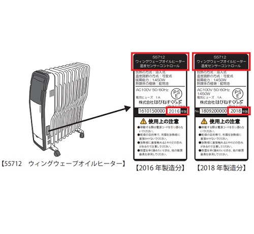 Official image of Wing Wave Oil Heater published by OECD 2