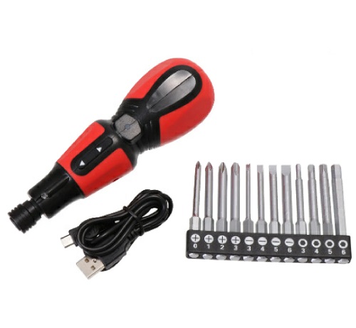 Official image of Electric driver ball type USB rechargeable LED light with bit published by OECD 2